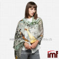 New Fashion Lady Floral Wool Scarf